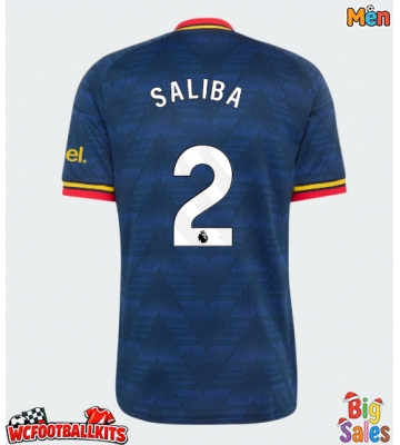 Arsenal William Saliba #2 Replica Away Stadium Shirt 2026-27 Short Sleeve